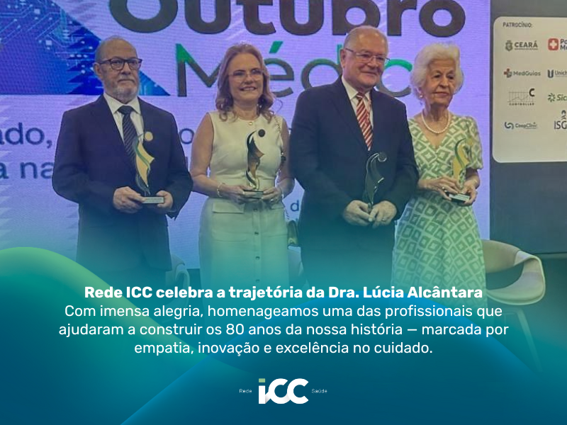 Dra. Lúcia Alcântara homenageada no Outubro Médico