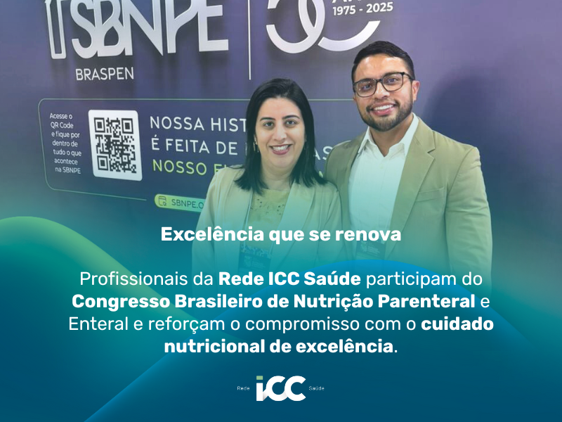 Dra. Semíramis Santos e Dr. Luiz Barbosa no Congresso Brasileiro de Nutrição Parenteral e Enteral