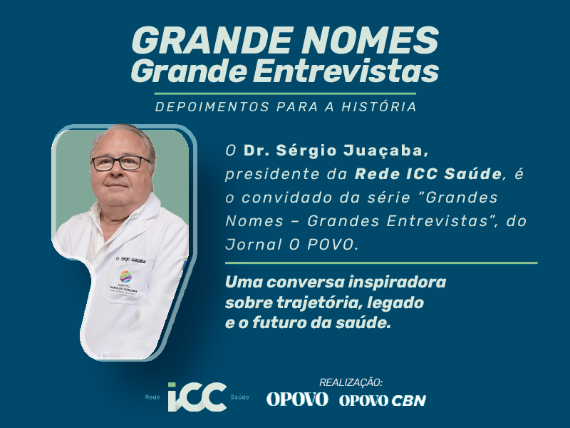 O POVO destaca a trajetória do médico Sérgio Juaçaba na série Grandes Nomes, revisitando sua história e contribuições para a saúde.